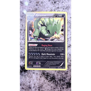 Tyranitar Pokémon Trading Card 56/124